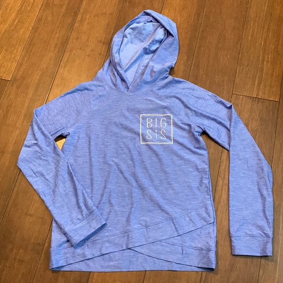 jumping beans Other - Girls “Big Sis” Sister Athletic Hooded Top Long Sleeve